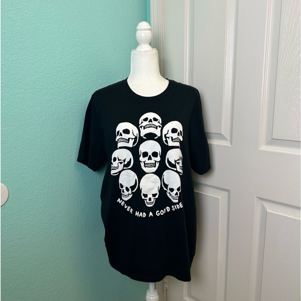 Bella + Canvas Skull ‘Never Had A Good Side’ Tee